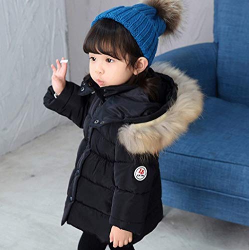 Toddler Coat Thicken Fu𝗿 Collar Hoodie Down Toddler Jacket Warm Boy Girl Winter Puffer Jacket Hooded Snowsuit2