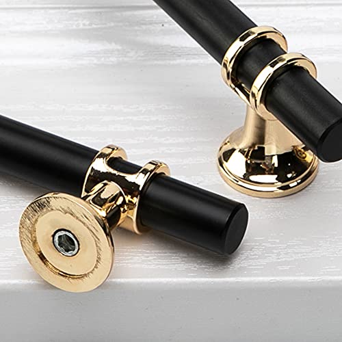 Dreneco 2 Pack Cupboard Handles Zinc Alloy Kitchen T Bar Handle Drawer Wardrobe Cabinet Furniture Door Pulls Knobs (160mm Hole centres - Image 3