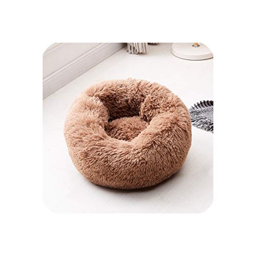 Luxury Soft Plush Dog Bed Round Shape Sleeping Bag Kennel Cat Puppy Sofa