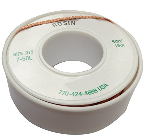 AERZETIX: Cinta desoldadora trenza de cobre 1.9mm/15m fundente de colofonia