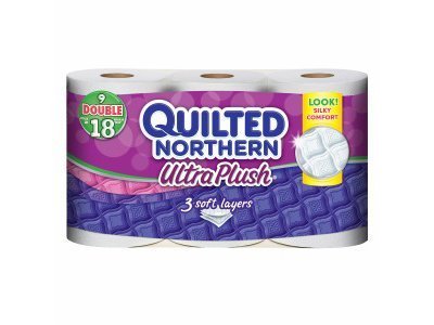 Quilted Northern Ultra Plush Bath Tissue, 9 Double Rolls