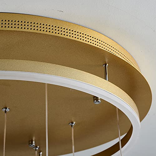 ZAANU Lustre d'escalier Moderne Acrylique Forme de Papillon Duplex Salon Salle à Manger Art LED Lustre d'escalier, lumière Blanche, 3 têtes (lumière Chaude 9 têtes) – vue 8