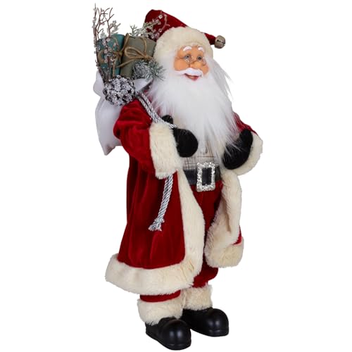 Christmas Paradise stehender Weihnachtsmann Sigurd rot Dekofigur mittel (45cm)