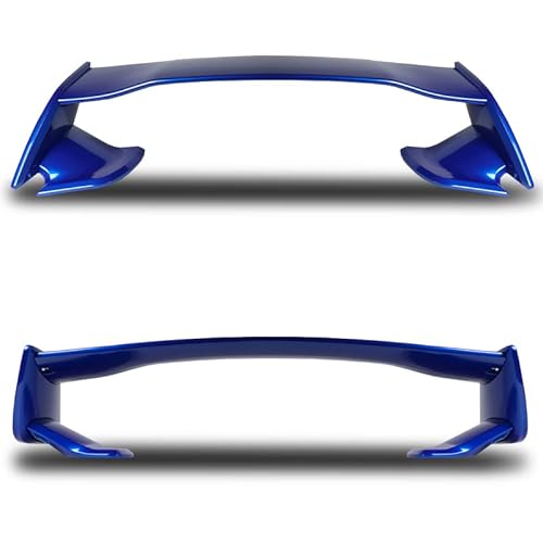 RACING9SPEED Trunk Spoiler Wing Lip Rear Tail Lid kit ABS OE-Style Fit for 2015-2021 Subaru WRX STI, Car Mods Exterior Accessories Replacement Parts Assembly, 2016 2017 2018 2019 2020 (Painted Blue)