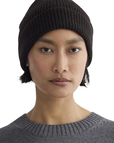 Everlane - The Cashmere Ribbed Beanie - Black OS