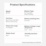 FITCENT Heart Rate Monitor Chest Strap with Fitness Tracker, ANT+ 5.3Khz Bluetooth Heart Rate Monitor Compatible with Polar Garmin DDP Yoga, HR Sensor with Sports Bracelet - Image 5