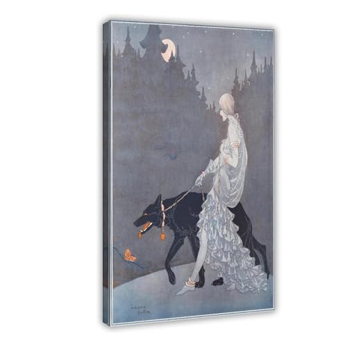 Affiches sur toile WCYB Queen of The Night décoration murale salon et bureau cadre 24