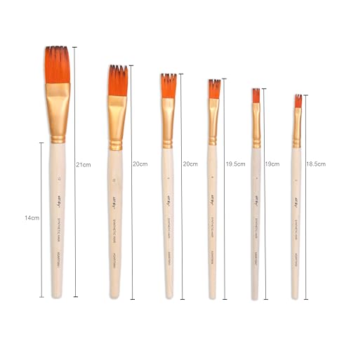 Image of Little Birdie Comb Brush Synthetic Hair Size 2 4 6 8 10 12 Set of 6 pc
