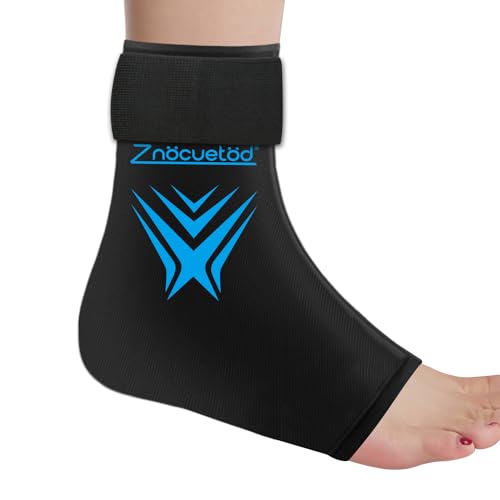 Image of Ankle Ice Pack Wrap for Swelling, Reusable Foot Heel Gel Ice Pack for Injuries Sprained, Hot Cold Therapy Sock Compression for Plantar Fasciitis Pain Relief, Achilles Tendonitis