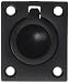 Baldwin 0392.102 Flush Ring Door Pull for Sliding Doors, Oil Rubbed Bronze
