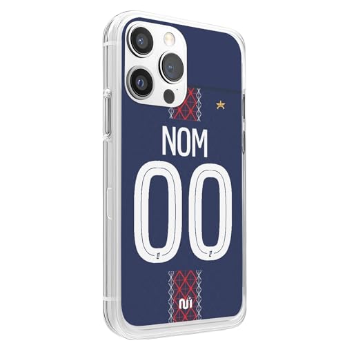 CS Coque de Foot Paris Domicile 2025-2026, Design Personnalisable, Protection TPU Silicone, Bleu...
