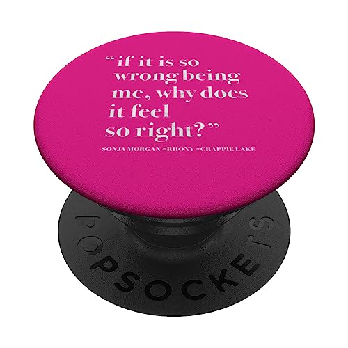 Sonja Morgan Real Housewives PopSockets Swappable PopGrip, Black