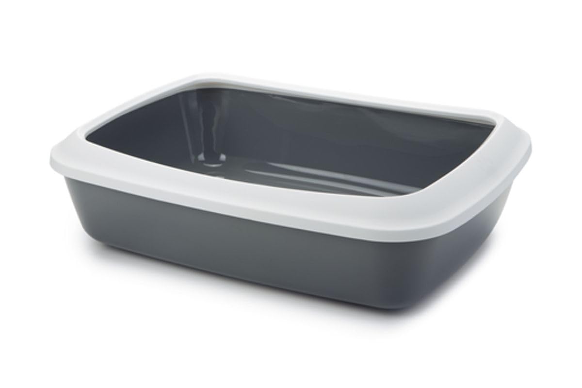 Savic Isis Cat Litter Tray with Rim in Grey (B00DCXLG8W) Amazon Price History, Amazon Price Tracker