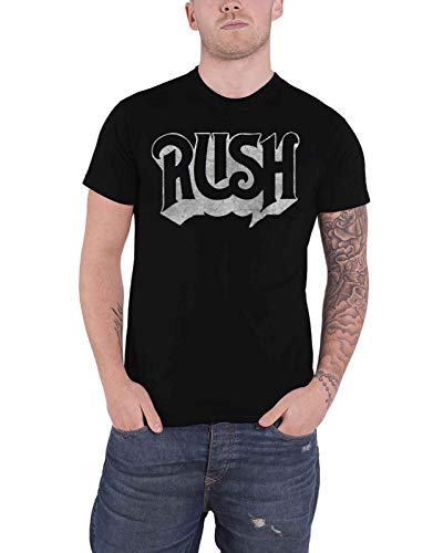 Amazon.com: Rush T Shirt Classic Vintage Band Logo Official Mens