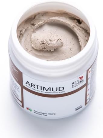Artimud Hoof Clay 300g - Thrush Treatment, Under Shoe/Pad Packing, White Line, Seedy Toe, Abscess Cavities, Central Sulcus Thrush, Hoof Cracks, Nail Holes. - 1