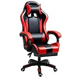 DISEÑO CONFORTABLE: Su diseño ergonómico te ayuda a mantener una postura neutra y equilibrada. El asiento, la zona lumbar y los cojines del reposacabezas, bien acolchados, hacen que tus sesiones de juego sean más placenteras.