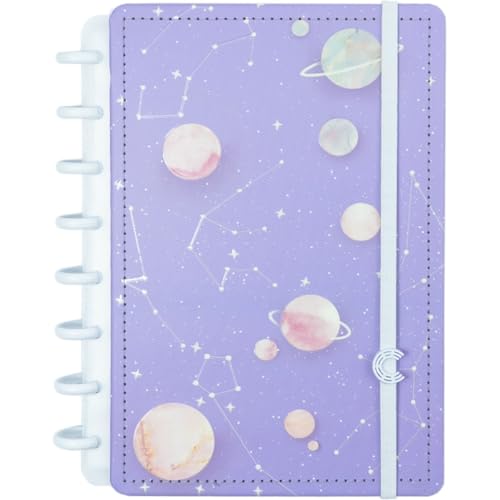 Caderno Inteligente, Grande, Purple Galaxy By Gocase, 215x280 mm,...