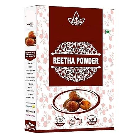 100% Pure & Natural Reetha Powder, Kunkudukai powder,Soapnut (200 Grams), for Hair Growth, Hair wash,Scalp and Skin care