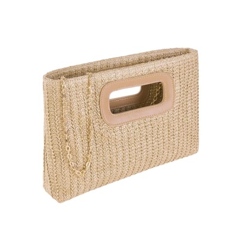 Pochette en paille pour mariage et soirée chic ou grand shopping