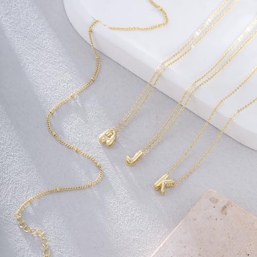 Bijoux initiales pour femmes qui ne s'emmêlent pas style cœur or