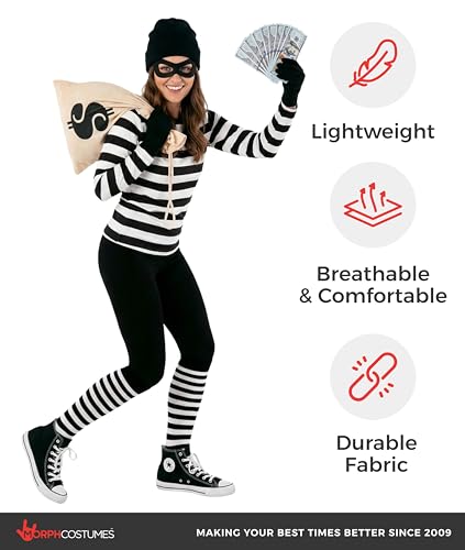 Morph costume voleuse en tissu extensible pour soirée thématique