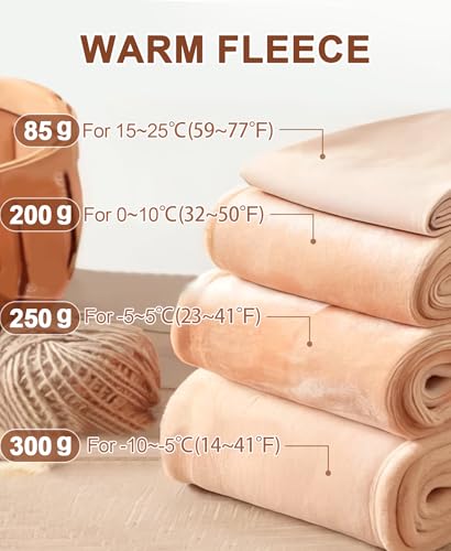 QooNoo Fleece Lined Tights Women Pantyhose Opaque Black Sheer Thermal Winter Warm Leggings Under Dress Shapewear4
