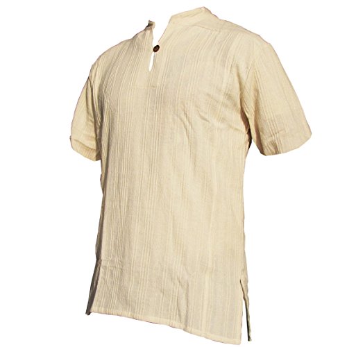 PANASIAM Shirt Ben, Beige, XL, Shortsleeve