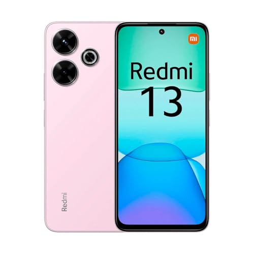 Xiaomi Redmi 13 – Smartphone de 8+256GB, MediaTek Helio G93-Ultra, Pantalla de 6,79″ FHD+, cámara de 108MP, Carga rápida de 33W, Rosa (Versión ES)