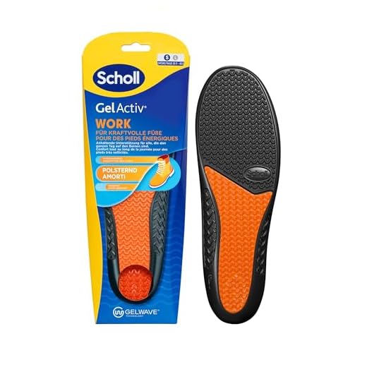 Scholl GelActiv Work - Plantillas de gel para calzado de trabajo, Mujer, Talla 35.5 - 40.5, 1 par