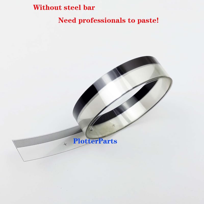 Spare Parts for Printer Q6652-60148 Encoder Bar for HP DesignJiet Z6100 Z6600 Q6652A Q6654A F2S71A 60 Inch Plotter Parts Q6652-80001 - (Color: Without Steel Bars)