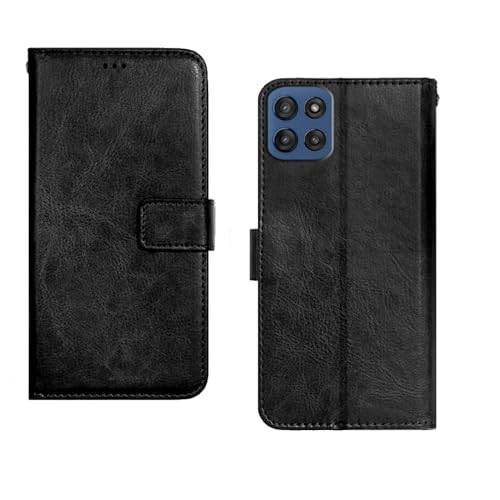 Image of amazon basics Moto Edge 60 Stylus 5G Flip Cover | Card Pockets Wallet & Stand | Flip Cover for Moto Edge 60 Stylus 5G (Black)