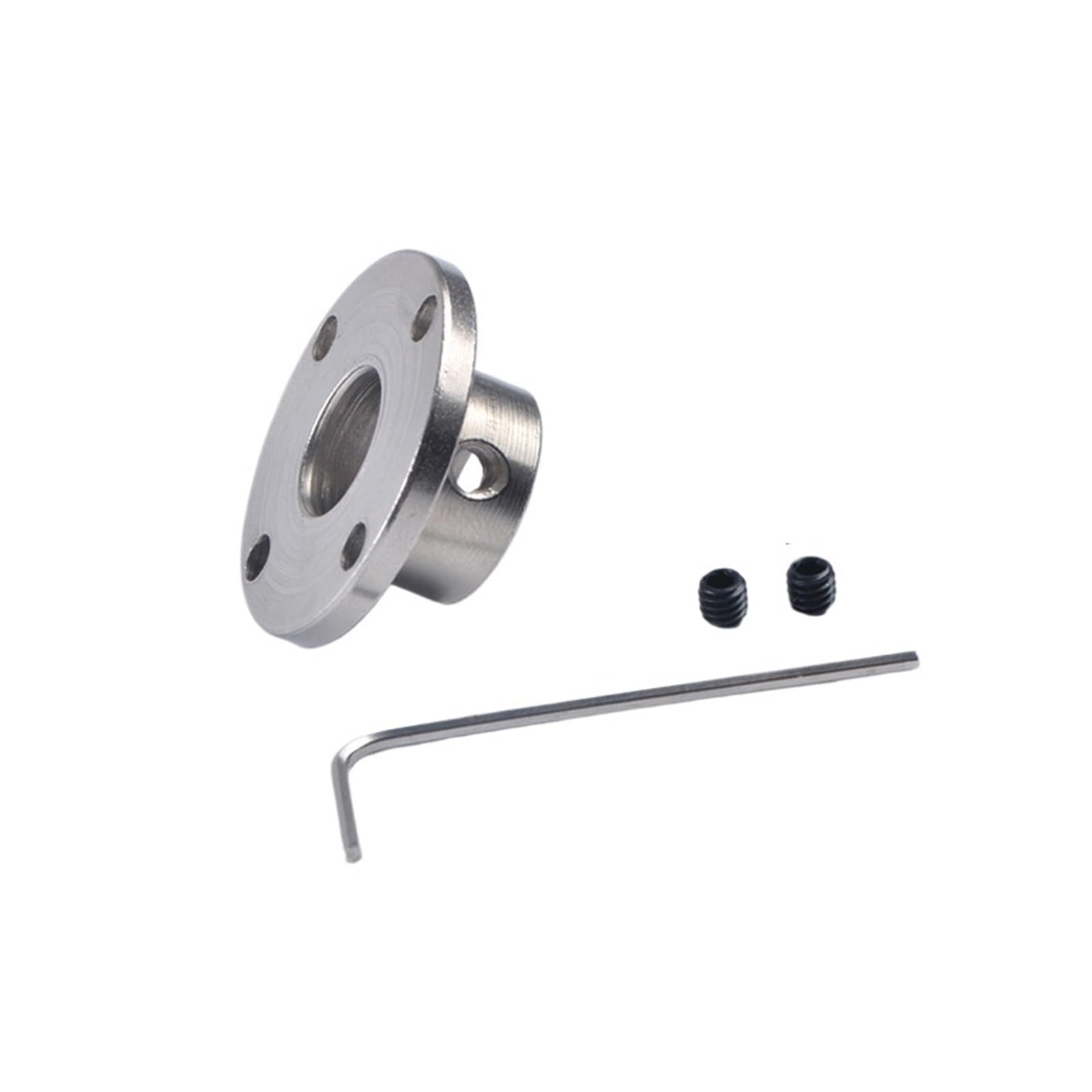 (2 piezas) Acoplamiento de brida rígida, conector de motor de eje guía, 3/4/5/6/7/8/10 mm(8mm)