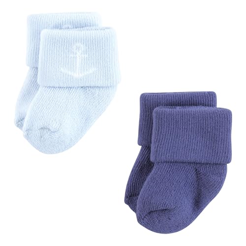 Image of Hudson Baby Baby 8-pack Cotton Rich Newborn and Terry Socks