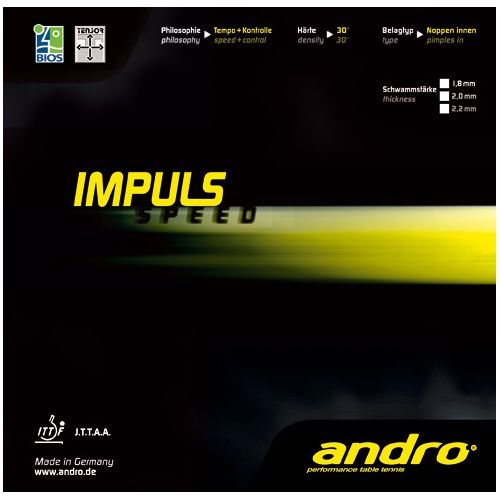 andro Belag Impuls Speed, 2,0 mm, rot