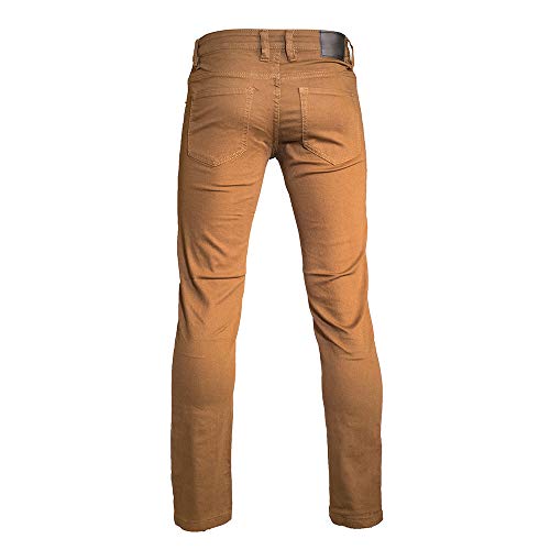 Minimal Apparel Men's Trendy Skinny Slim Fit Jeans, Wheat3