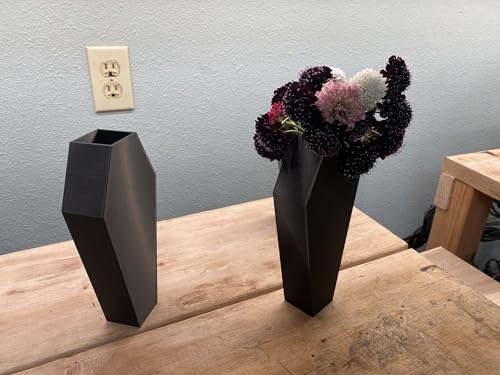 Appvritixn AP0027 Decorative Black Coffin Shaped Flower Vase thumb #8