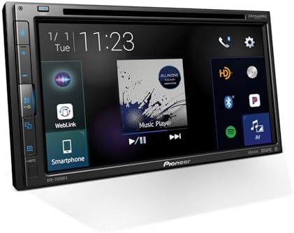 Pioneer AVH-2550NEX 6.8" Capacitive Touchscreen, Double Din – Wir...