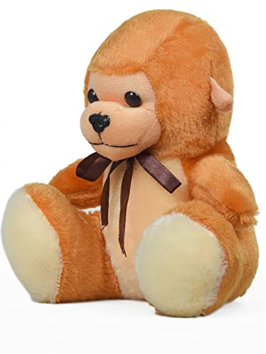 Image of Babique Octopus Sitting Plush Soft Toy Cute Kids Animal Home Decor Boys /Girls (17 cm) (CH-OCTPS-PINK-BLU-22) Monkey Stuffed Soft Toy Plush for Kids Baby Boy Girl Birthday (25cm)