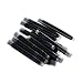 JinHao Fountain Pen International Size Ink Cartridges, Pack of 15 (Black)