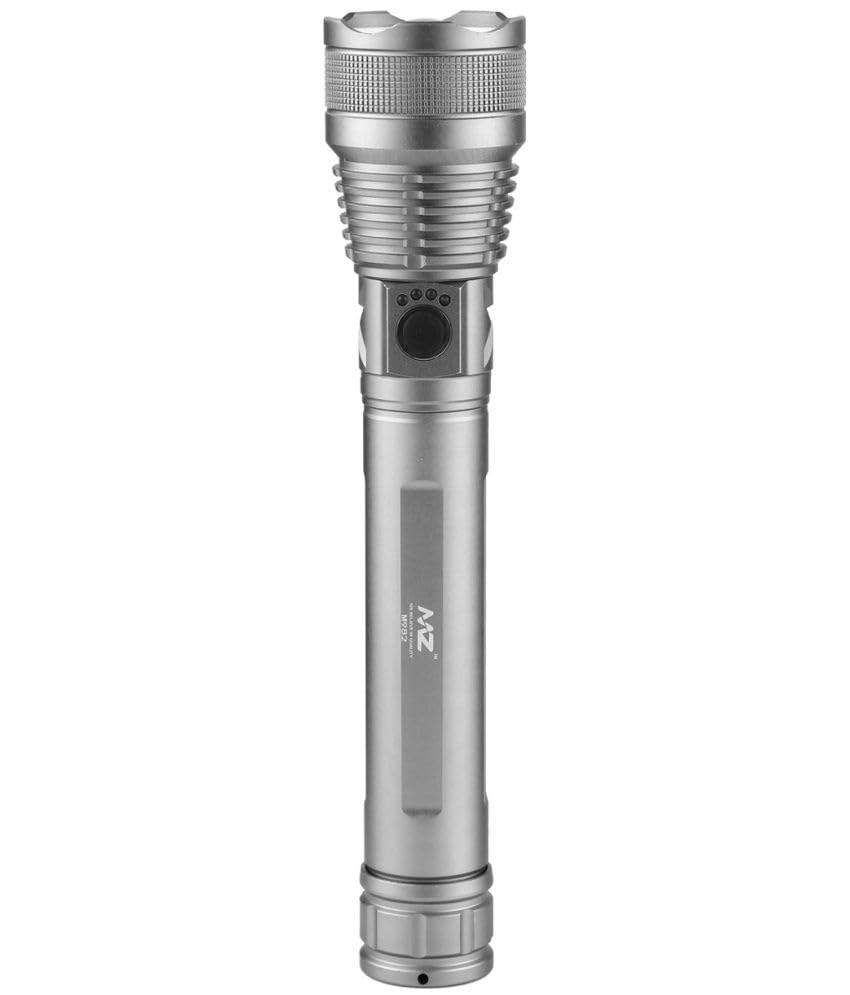 Enfogo【6 Years Replacement Warranty】 MZ M982 Zoomable Metal LED Torch, 5 Modes, Rechargeable, Bright Light, Ideal Gift for Outdoor Enthusiasts and Emergencies (B0D7J93XSB) Amazon Price History, Amazon Price Tracker