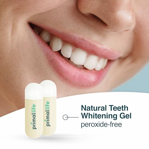 Image of Primal Life Organics Real White Teeth Whitening Gel Pods - Organic, All-Natural, No Peroxide or Bleach - 10 Treatments