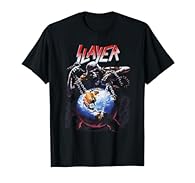 Heavy Metal Music design. Official Slayer Merchandise Slayer T-Shirts for Men, Women, Girls and Boys; Slayer Apparel; Slayer Tees; Slayer T-Shirt for Adults; Slayer T-Shirts for Kids; Slayer Band Tee; Oversized T-Shirts Lightweight, Classic fit, Doub...