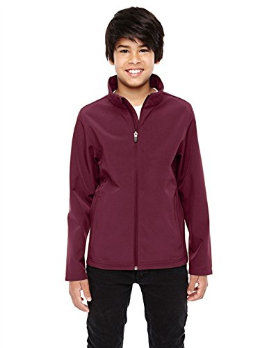 Team 365 TT80Y Youth Leader Soft Shell Jacket Sport Maroon Medium3