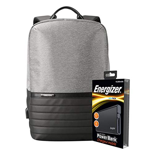 Energizer EPB001 Laptop Charging Bag with UE10004 Power Bank - Grey