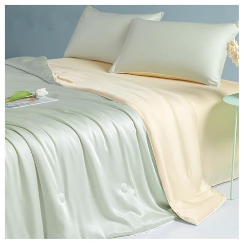 Colcha refrescante seda de hielo lavada ropa de cama premium de doble cara 2