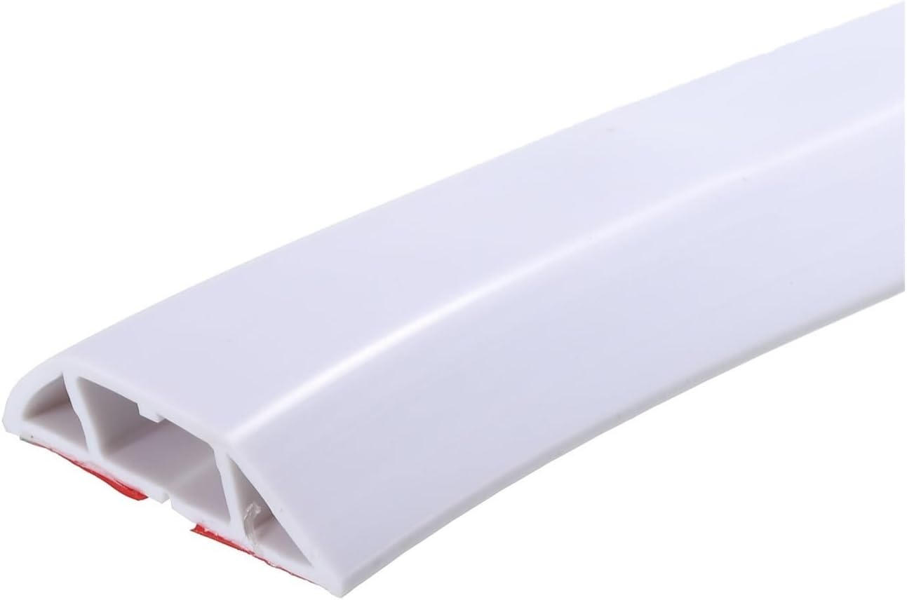 2m Floor Cord Cover Protector Overfloor Cord Protector Cable Cord Extension Protect Wires(Grey)