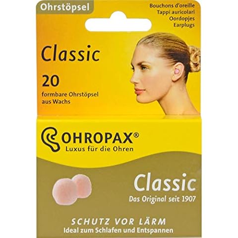 OHROPAX Classic Ear Plugs Pack of 20 Cover