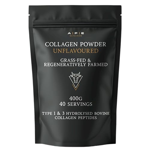 APE Nutrition Collagen Powder Peptides 400g | 100% Grass-Fed Unflavoured Bovine | 40 Servings | Type 1 & 3 Ancestral High Protein Premium Supplement | for Women & Men Hair, Skin, Muscle & Nail Health
