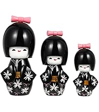 Amazon | 日本 着物 コケシ 桜 こけし 木製着物 かわいい 木製着物