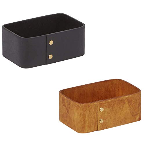 Poplar Wood Sugar Packet Holder Black Natural Poplar Wood Sugar Caddies Bundle 4 x 3 58